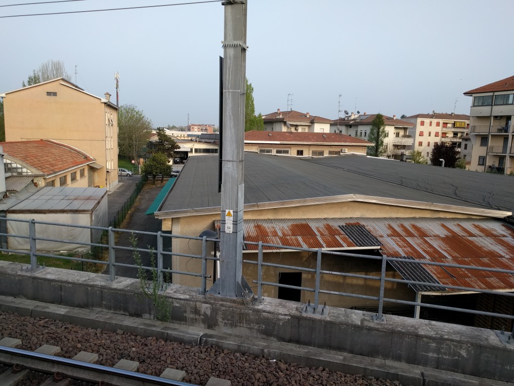 Fuori dalla stazione di Parma